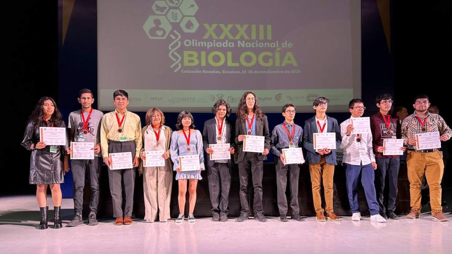 Gana alumno de Cobach Sonora medalla de bronce en Olimpiada Nacional de Biología